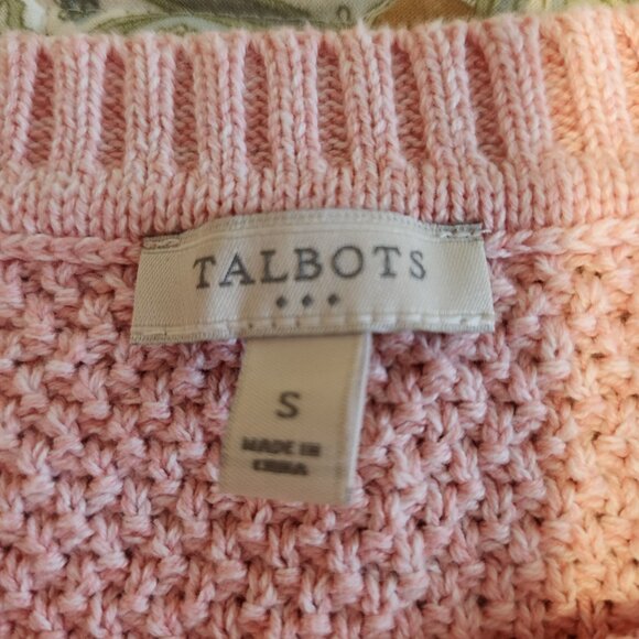 Soft pink talbots sweater - Picture 2 of 6